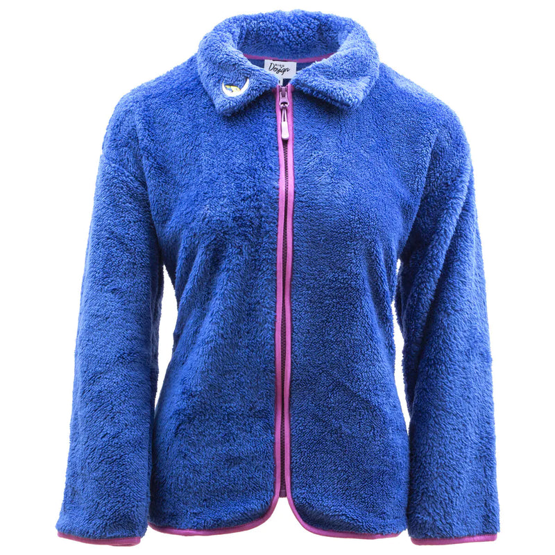 Biggdesign Owl and City Womens Fleece Jacket