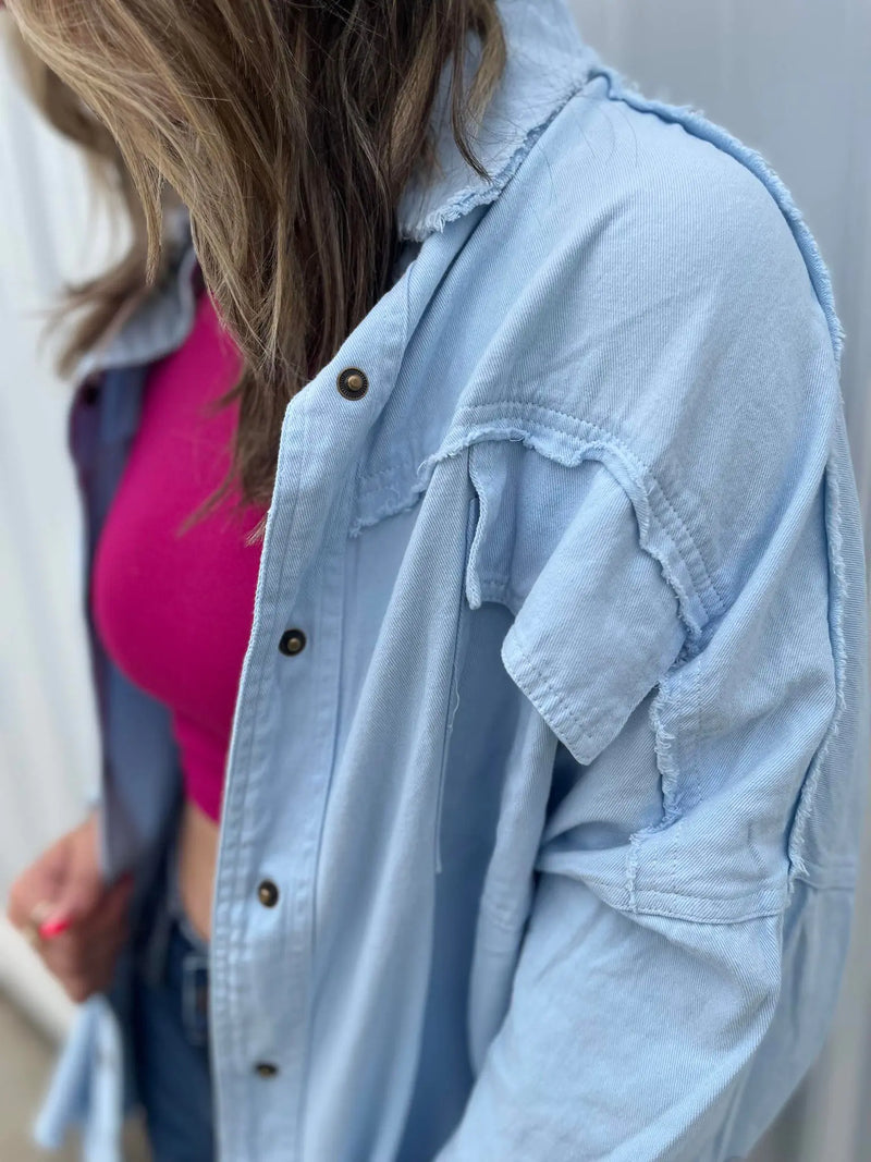 Rock and Roll Denim Button Up