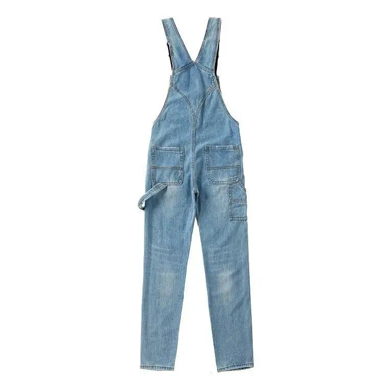 K-Pop Faded Denim Overall