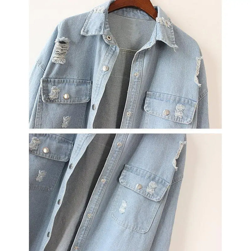 Modern Romantic Denim Jacket