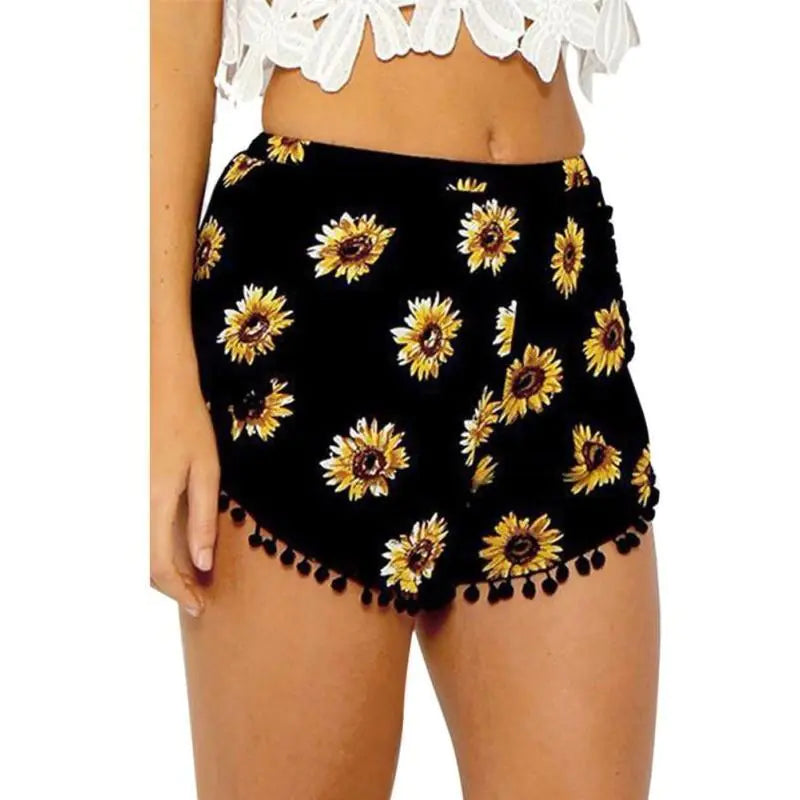 Vintage Sunflower Shorts