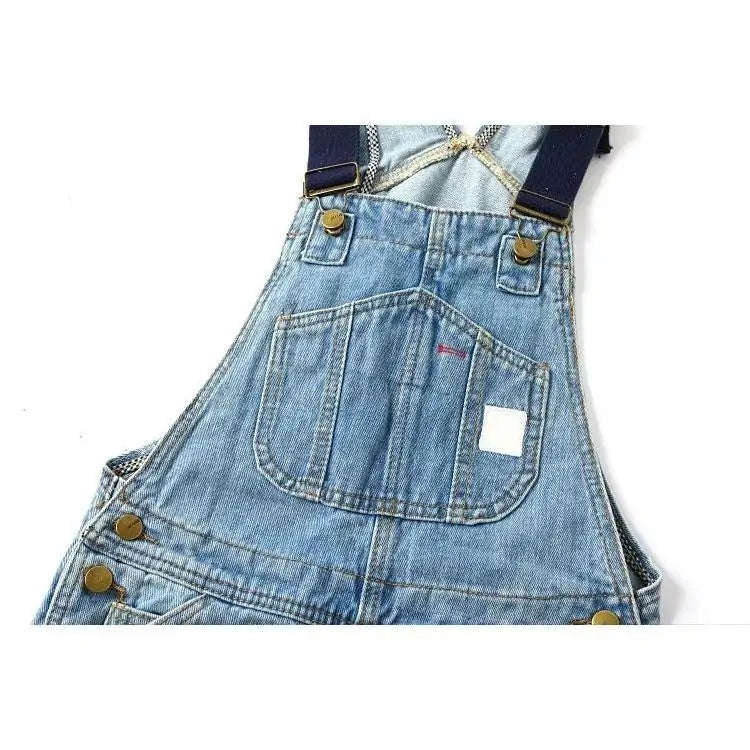 K-Pop Faded Denim Overall