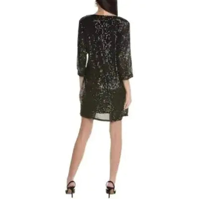 Vince Camuto Sparkle & Shine Sequin Dolman Shift Dress