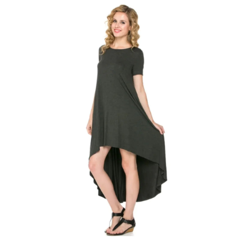 Comfy Dress -Charcoal